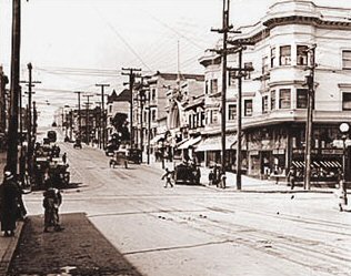Vintage Photograph of Castro Street-Historical San Francisco Photo