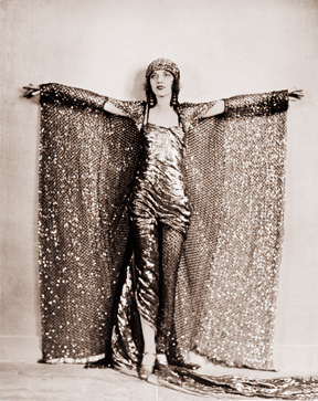 Vintage Photograph of Sequinned Dancer