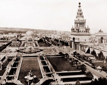 Vintage Photograph of San Francisco's Pan Pacific International Exhibition