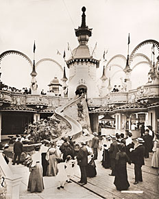 Vintage Photograph of Lunar Park Coney Island - Brooklyn