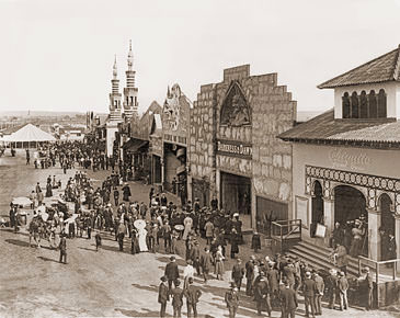 Vintage Photograph of Venice Beach Midway