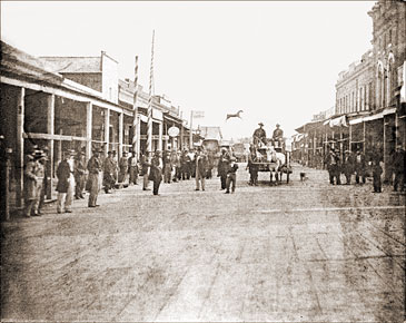 Vintage Photograph of Grass Valley - Mill Street