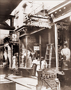 Vintage Photograph of Clothing Store on Lower East Side