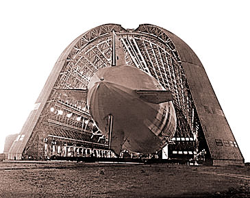 Vintage Photograph of Moffett Field