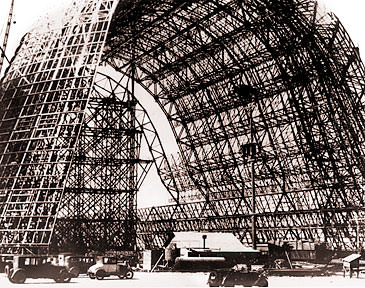 Vintage Photograph of Moffett Field